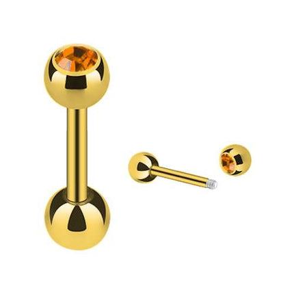 JG03 / Gold  - 6mm / Coffee
