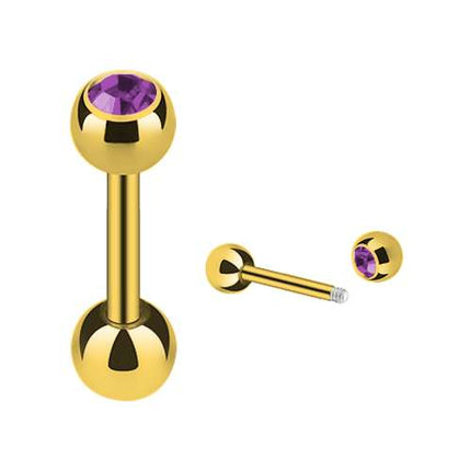 JG03 / Gold  - 8mm / Flieder