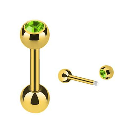 JG03 / Gold  - 8mm / Hellgrün