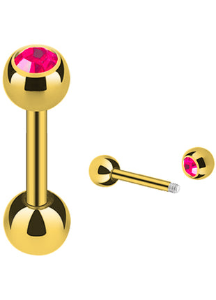 JG03 / Gold  - 6mm / Pink