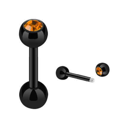 JK03 / Schwarz  - 8mm / Coffee