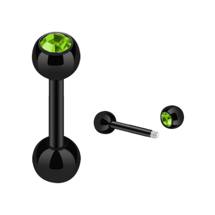 JK03 / Schwarz  - 6mm / Hellgrün