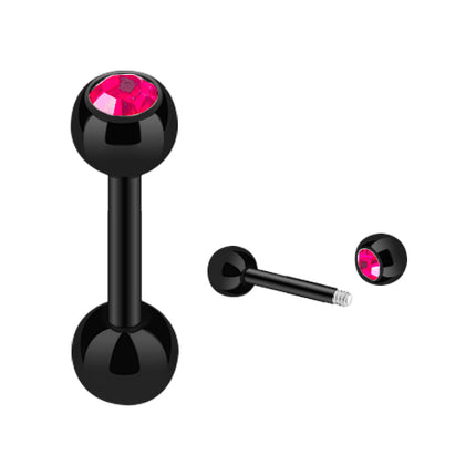 JK03 / Schwarz  - 8mm / Pink