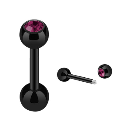 JK03 / Schwarz  - 6mm / Violett