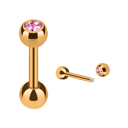 JRG03 / Rosegold  - 6mm / Rosa