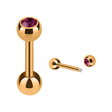 JRG03 / Rosegold  - 8mm / Violett