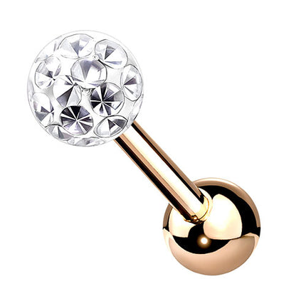 JSI07 | Rosegold - Clear | 1,2mm x 6mm x 4mm