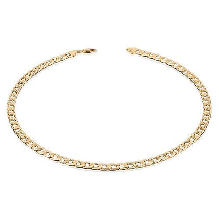 Herren Panzerkette Damen Kette Edelstahl Halskette vergoldet