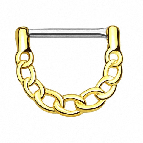Brustwarzenpiercing Intim Piercing Clicker Ring Ketten Style