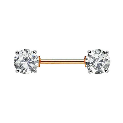 KR10987 | 12mm  - Rosegold / Clear