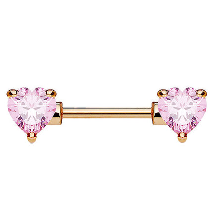 KR10988 | 16mm  - Rosegold / Rosa - Herz