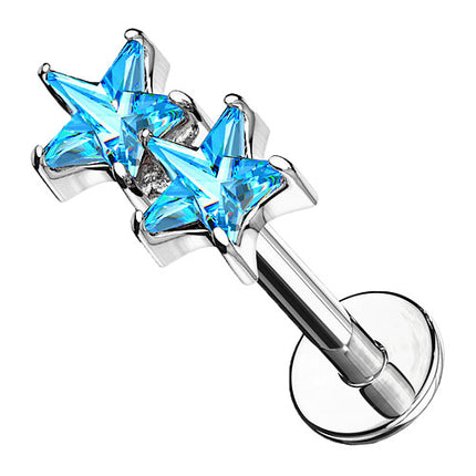 Li41 - Silber | Aqua - 6mm