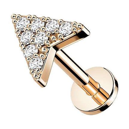 LiA06 (Pfeilspitze)  - 8mm / Rosegold