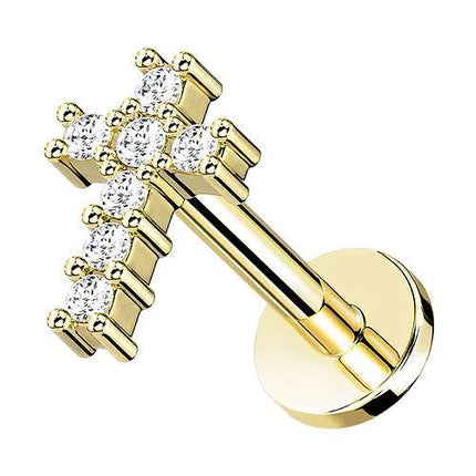 LiA07 (Kreuz) - 6mm / Gold