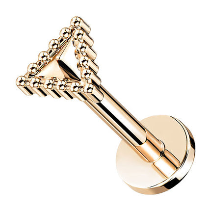 LiA09 (Dreieck)  - 8mm / Rosegold