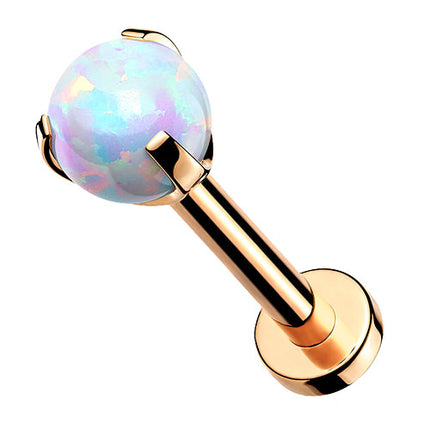 LSi038 - 8mm | Rosegold - Weiß