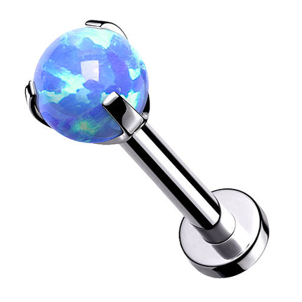 LSi038 - 8mm | Silber - Blau