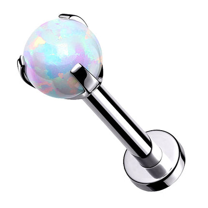 LSi038 - 8mm | Silber - Weiß