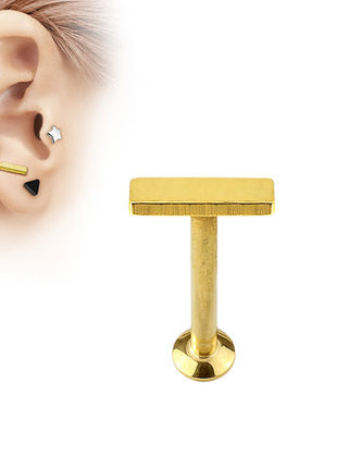 LSi261 | Gold - 1,2mm x 8mm | Balken 6mm