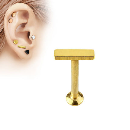 LSi261 | Gold - 1,2mm x 8mm | Balken 6mm