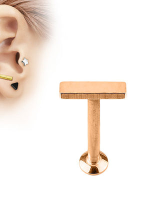 LSi261 | Rosegold - 1,2mm x 4mm | Balken 6mm