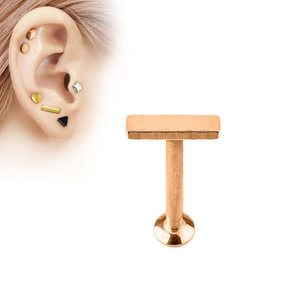 LSi261 | Rosegold - 1,2mm x 8mm | Balken 6mm