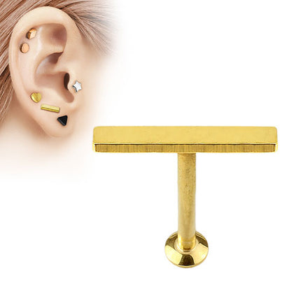 LSi263 | Gold - 1,2mm x 8mm | Balken 12mm