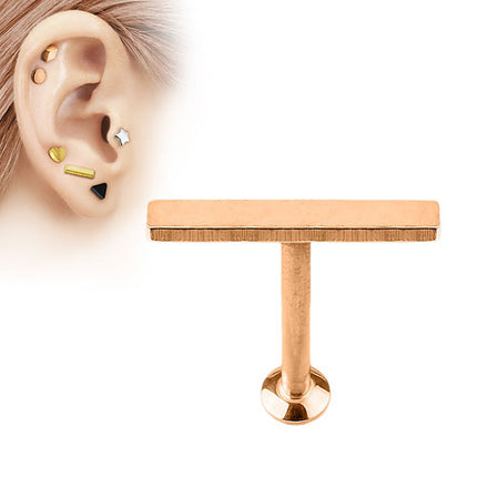 LSi263 | Rosegold - 1,2mm x 8mm | Balken 12mm