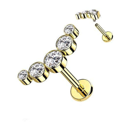 LSI47 | Gold-Clear | 1,2mm x 8mm