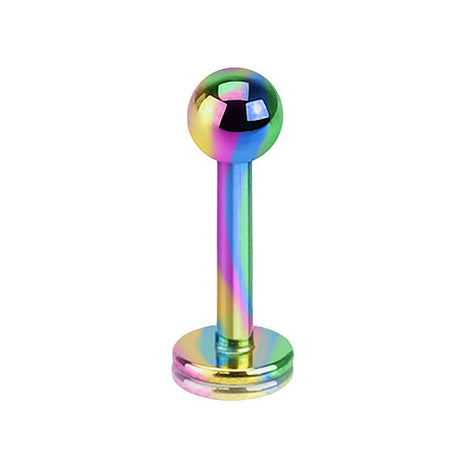 Lippenpiercing Labret Stecker Rainbow