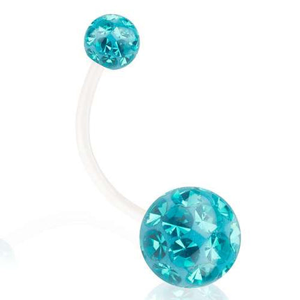 NAL-MFR /  Blue Zircon - 25mm x  8mm x  5mm