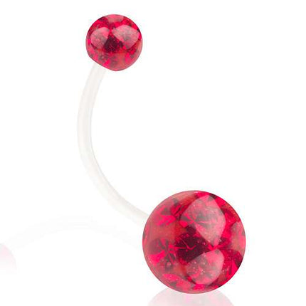 NAL-MFR /  Rubinrot - 25mm x  8mm x  5mm