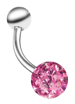 Bauchnabelpiercing | 1,6mm x 10mm    - Pink