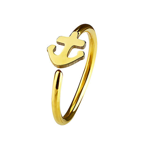 Nasenpiercing Universal Ohr Piercing Ring mit Anker