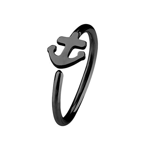 Nasenpiercing Universal Ohr Piercing Ring mit Anker