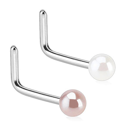 Nasenpiercing Stecker Stud Perlmutt Perlen Design