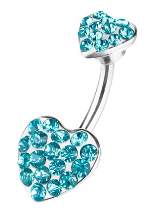 Bauchnabel Pircing- Aqua