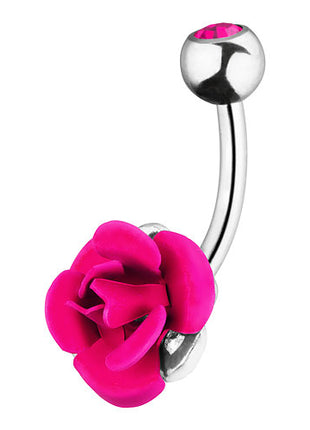 Bauchnabelpiercing Rose - Pink