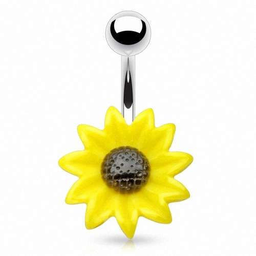 Bauchnabelpiercing Schmuck Stecker Sonnenblume