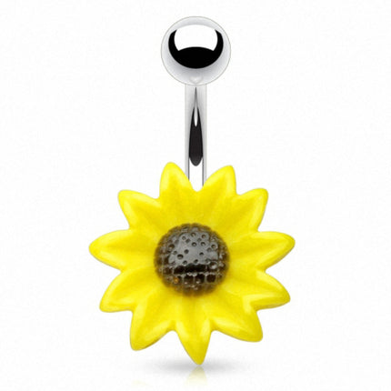 Bauchnabelpiercing Schmuck Stecker Sonnenblume