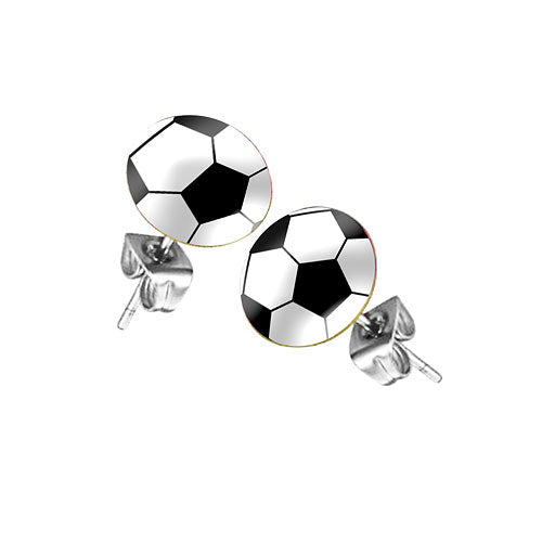 1 Paar Ohrstecker Fussball EM & WM mit Länderflagge Fanartikel