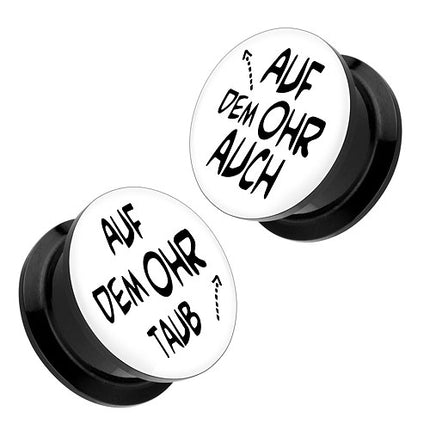 P- AA | 14mm | 1 Paar | Weiß