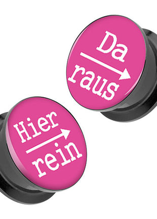 P- DH / Pink - 8mm | 1 Paar