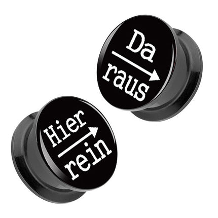 P- DH / Schwarz - 24mm | 1 Paar