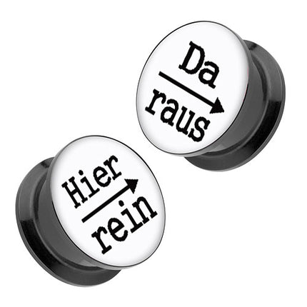 P- DH / Weiß - 18mm | 1 Paar