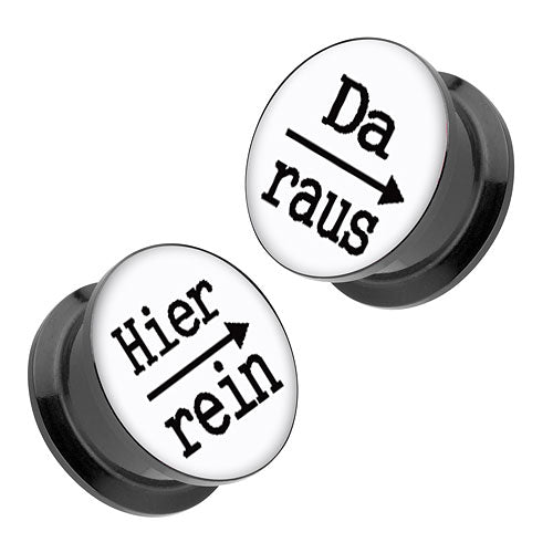 P- DH / Weiß - 30mm | 1 Paar