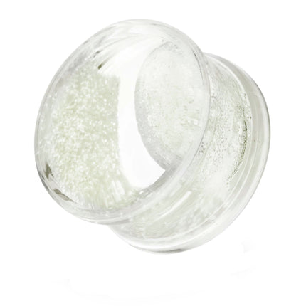 Ohr Plug Tunnel Liquid Flüssigkeit Glow in the Dark Double Flared