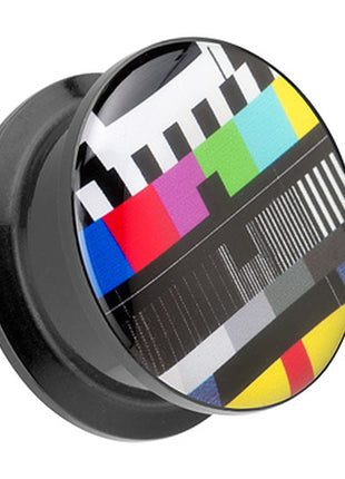 Picture Ear Tunnel Thread Plug Motif TV Test Image 