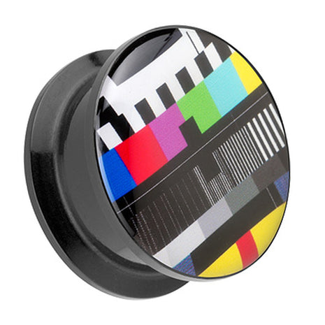 Picture Ear Tunnel Thread Plug Motif TV Test Image 