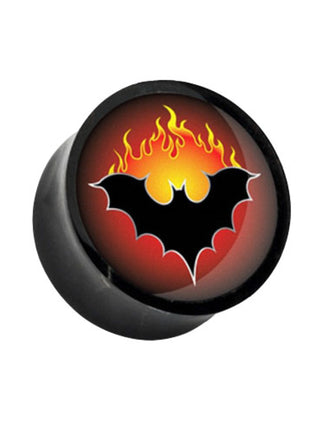 Flesh Saddle Plug Plastic Bat in Fire 